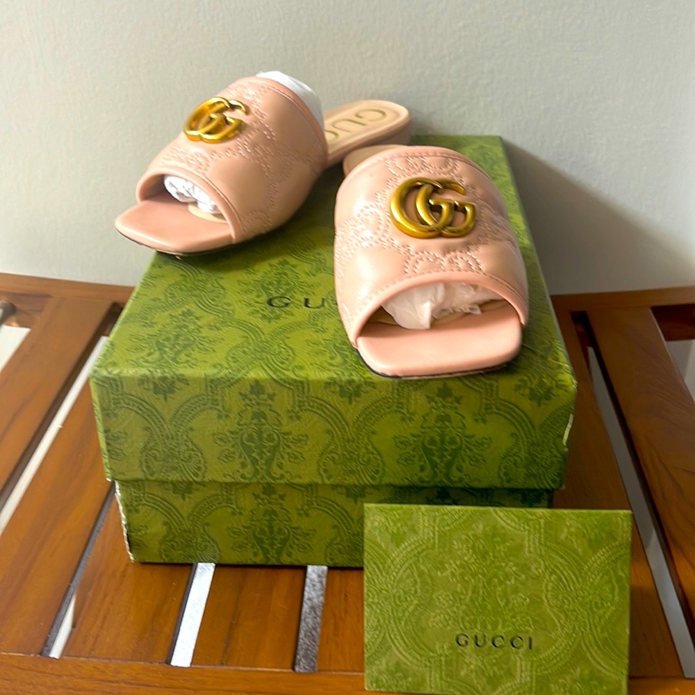 Gucci Joie Matelasse Slide Sandal